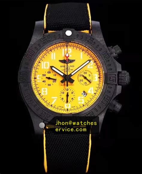 breitling yellow face replica
